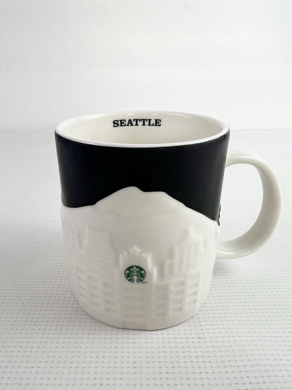 Starbucks Seattle City Skyline 3D Relief Collector Series 16 oz. Coffee Mug 2012